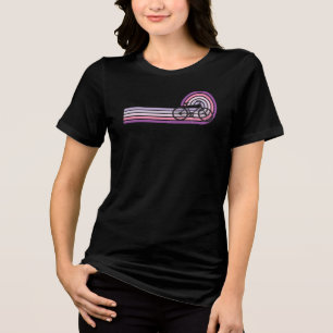 Camiseta Triblenda Bicicleta Retro para Mujer
