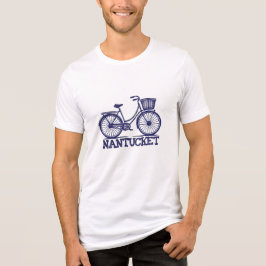 Camiseta Triblenda Bicicleta Vintage de Nantucket Cabo Cod Massachuse