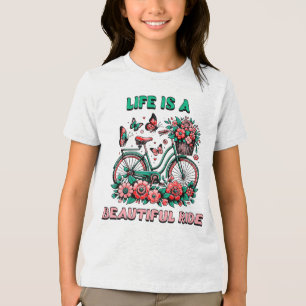 Camiseta Triblenda Bicicleta vintage para niños