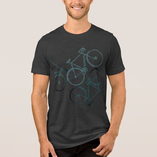 Camiseta Triblenda Bicicletas gráficas inspiradas en la bicicleta Gua (Anverso)