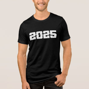 Camiseta Triblenda Bienvenido 2025 - Feliz Año Nuevo 2025