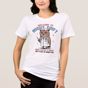 Camiseta Triblenda Bienvenido al turno de noche