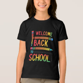 Camiseta Triblenda Bienvenido de nuevo a la escuela
