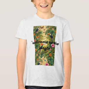 Camiseta Triblenda Bienvenidos a la camiseta de la jungla - Adve salv