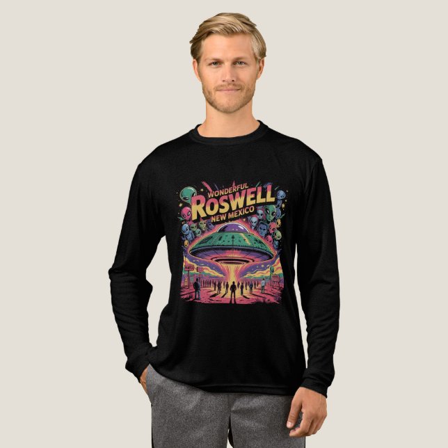 Camiseta Triblenda Bienvenidos al Maravilloso Roswell (Anverso Completo)