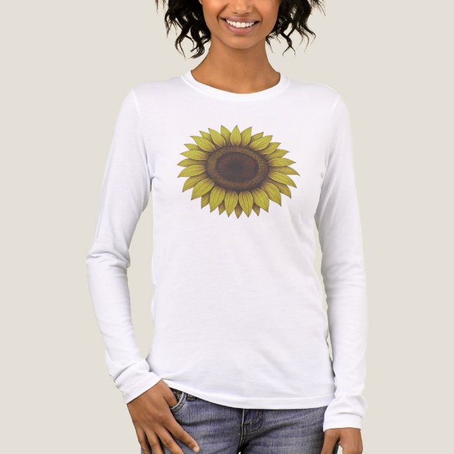 Camiseta Triblenda Big Beautiful Earthy Sunflower Unisex (Anverso)