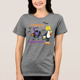 Camiseta Triblenda Big Bird and Count   Feliz Halloween