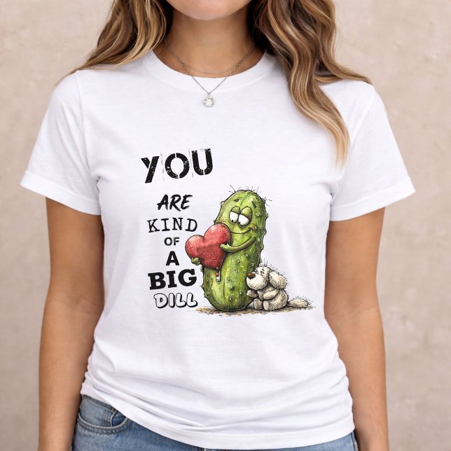 Camiseta Triblenda Big Dill Love Funny Pickle Valentine Gift (Subido por el creador)