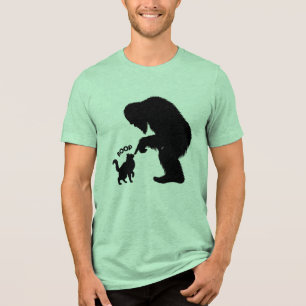 Camiseta Triblenda Bigfoot Juguetón Gato de Pelo Largo Boop