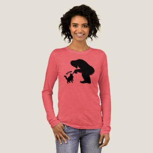 Camiseta Triblenda Bigfoot Juguetón Gato de Pelo Largo Boop