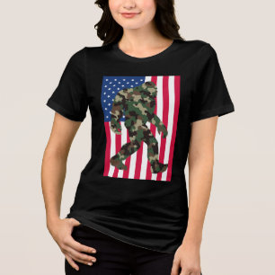 Camiseta Triblenda Bigfoot Sasquatch Camo