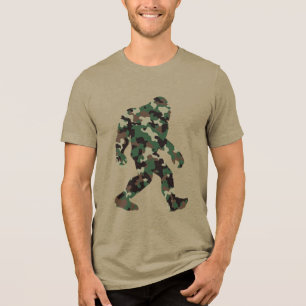 Camiseta Triblenda Bigfoot Sasquatch Camuflaje