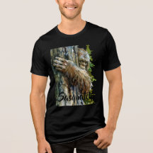 Bigfoot Sasquatch Habitante del Bosque Acuarela