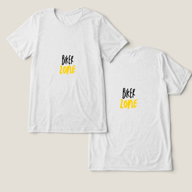 Camiseta Triblenda #Biker Love  T-Shirt (Diseño Anverso y Reverso)