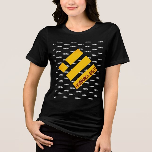 Camiseta Triblenda BINANCE USD CRYPTO MONEDA LOGO Camiseta (Anverso)