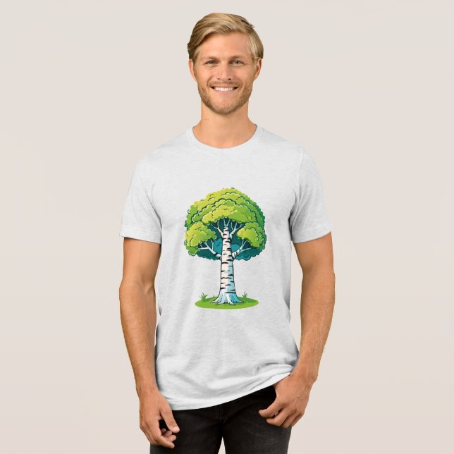 Camiseta Triblenda Birch tree (Anverso Completa)