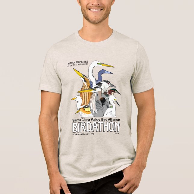Camiseta Triblenda Birdathon 2026 T-shirt Men (Anverso)