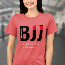 Camiseta Triblenda BJJ brasileño Jiu Jitsu agrega nombre a mujer