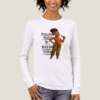 Camiseta Triblenda Black Girl Standard,Afro Modern,Pixarstyle 3d