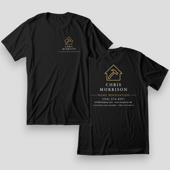 Camiseta Triblenda Black Gold Home Renovation Repair (Subido por el creador)