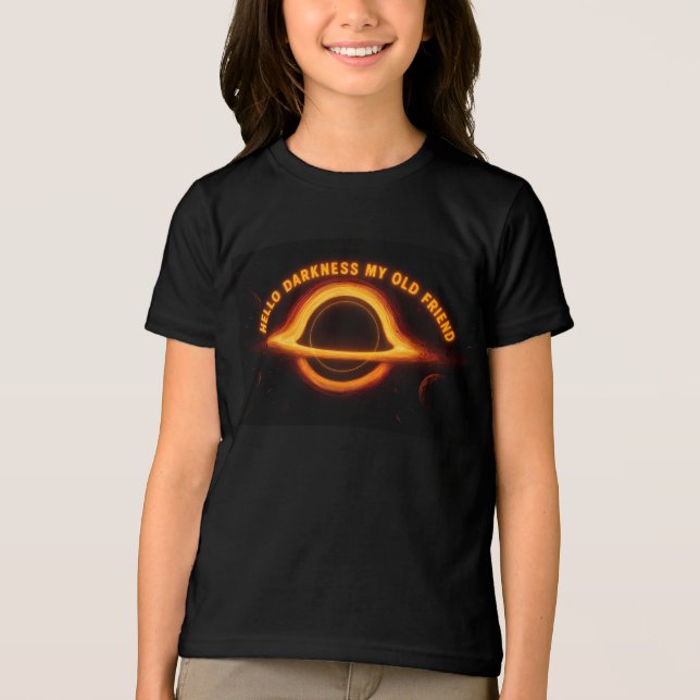 Camiseta Triblenda Black Hole Interstellar Conversation (Anverso)