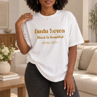 Camiseta Triblenda Black Is Beautiful — Regalo para Ella