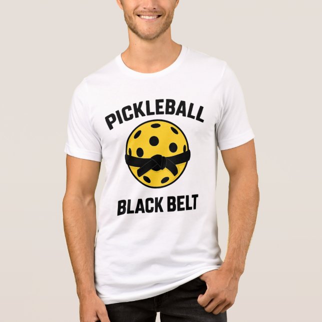 Camiseta Triblenda BlackBelt de pelota (Anverso)