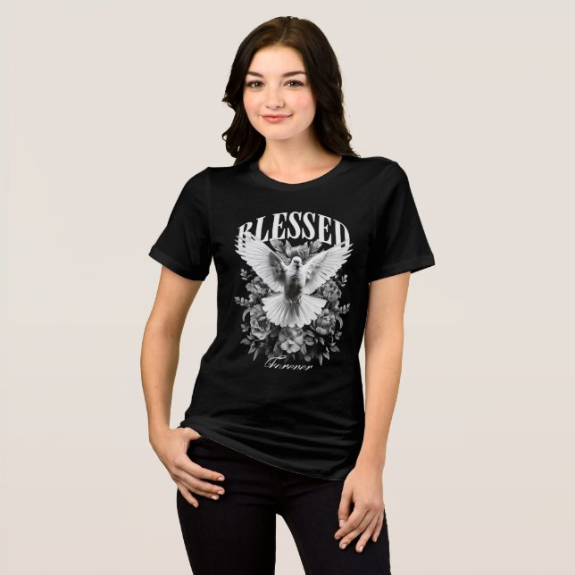 Camiseta Triblenda blessed femme  (Anverso Completo)