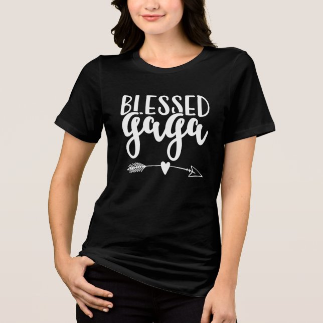 Camiseta Triblenda Blessed Gaga (Anverso)