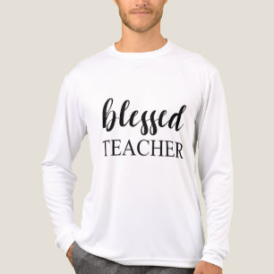 Camiseta Triblenda Blessed Teacher Typography