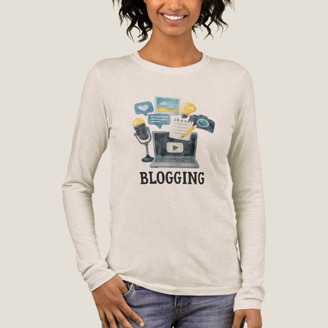 Camiseta Triblenda Blogging Lifestyle  (Anverso)