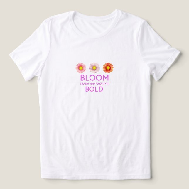 Camiseta Triblenda Bloom Bold T-Shirt de las mujeres (Diseño delantero )