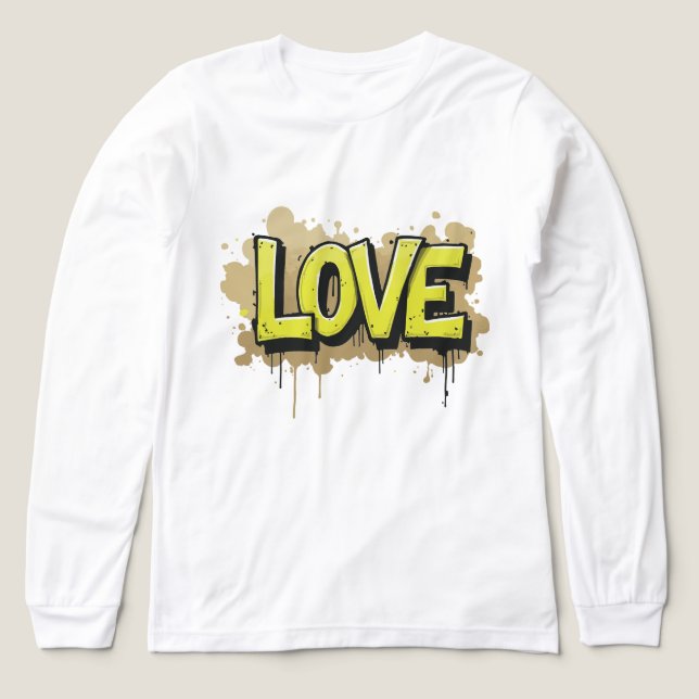 Camiseta Triblenda Bloom de amor urbano (Diseño frontal)