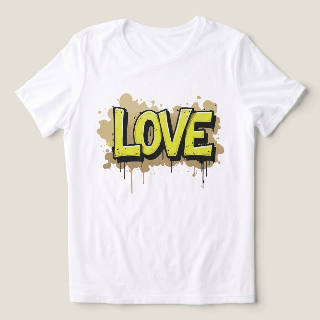 Camiseta Triblenda Bloom de amor urbano (Diseño delantero )