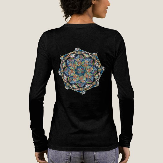 Camiseta Triblenda Bloom in Love Mandala (Reverso )