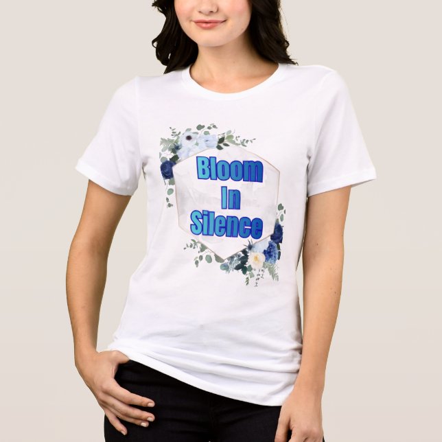 Camiseta Triblenda Bloom in Silence (Anverso)