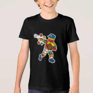 Camiseta Triblenda Bloques de Construcción de Béisbol Divertidos