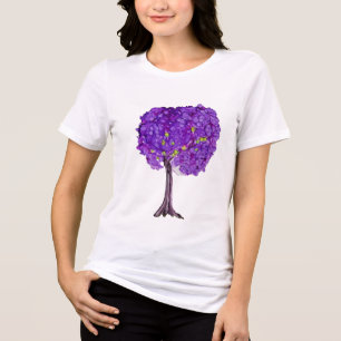 Camiseta Triblenda Blossom de cerezo de árbol de amor