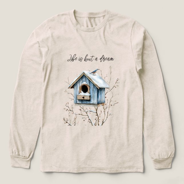 Camiseta Triblenda Blue Bird House (Diseño traserp)