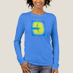 Camiseta Triblenda Blue Heron Sunrise Thunder_Cove