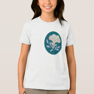 Camiseta Triblenda Blütenkelch dunkel