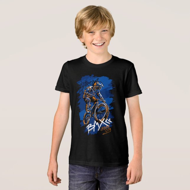 Camiseta Triblenda Bmx Bicycle Urban Graffiti streetwear  (Anverso Completo)