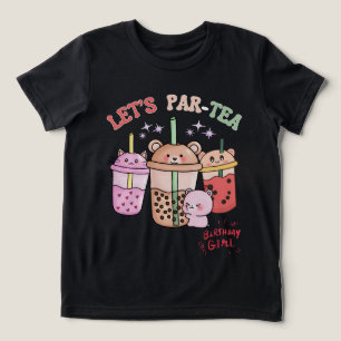 Camiseta Triblenda Boba Tea Birthday Chica Par Tea