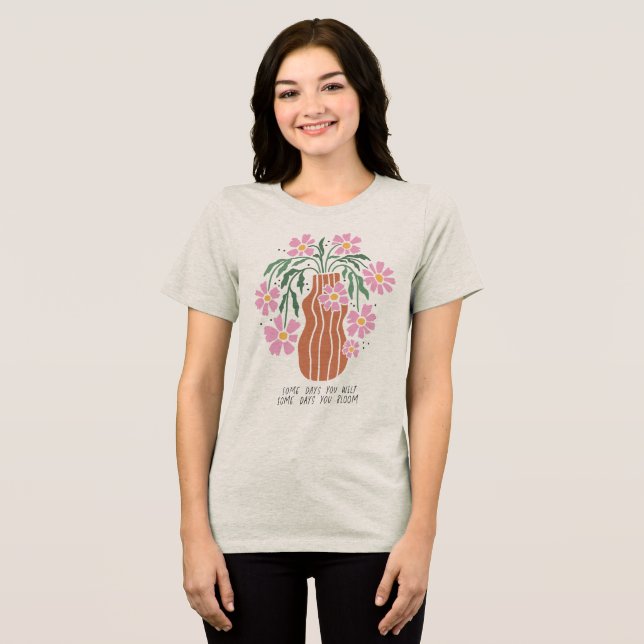 Camiseta Triblenda Boho Floral Quotes (Anverso Completo )