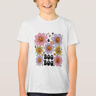 Camiseta Triblenda Boho Halloween Flor de Calabaza PNG