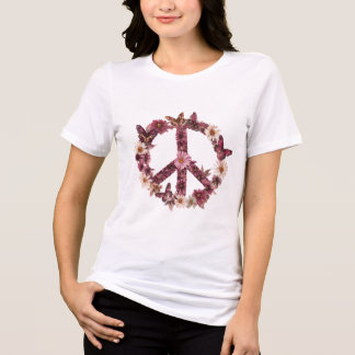 Camiseta Triblenda Boho Hippy 60s 70s Peace Love