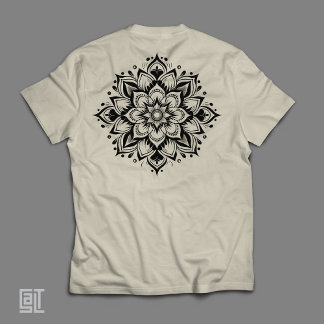 Camiseta Triblenda Boho Zen Mandala Intricate Floral Sacred Geometry 