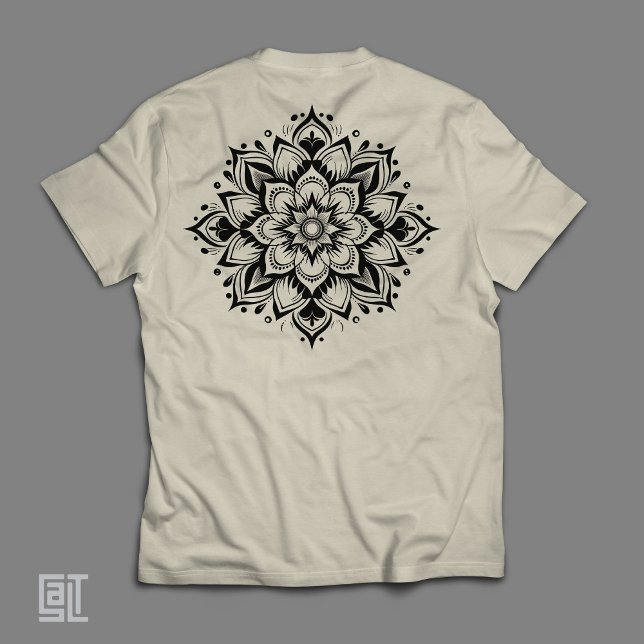 Camiseta Triblenda Boho Zen Mandala Intrincada Floral Geometría Sagra (Subido por el creador)