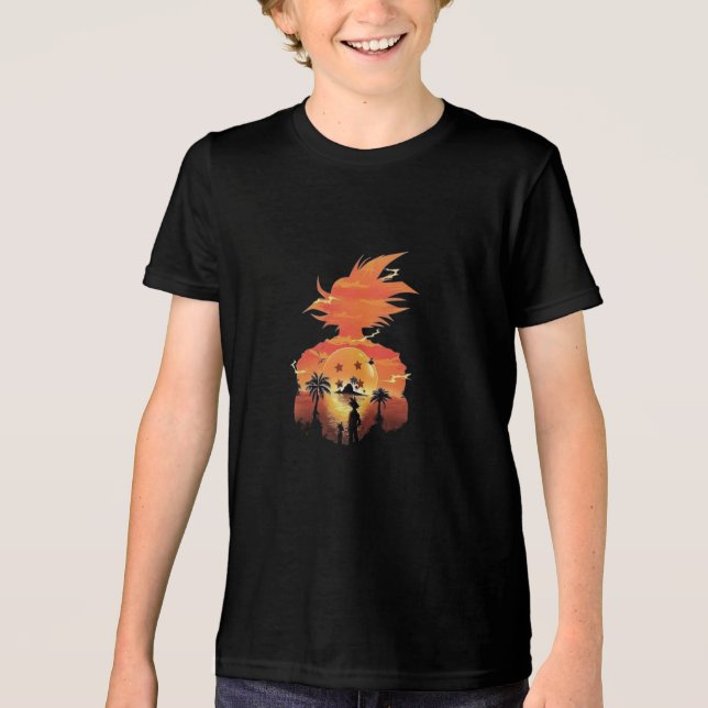 Camiseta Triblenda Bola de dragón Z (Anverso)