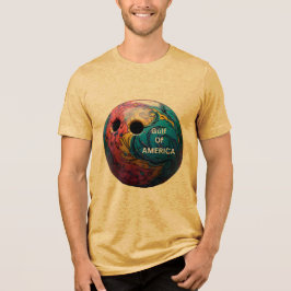 Camiseta Triblenda Bola del golfo de los estados unidos colorido